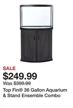 Petsmart Top Fin 36 Gallon Aquarium & Stand Ensemble Combo offer