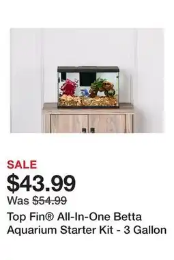 Petsmart Top Fin All-In-One Betta Aquarium Starter Kit - 3 Gallon offer