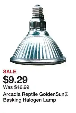 Petsmart Arcadia Reptile GoldenSun Basking Halogen Lamp offer