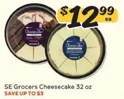 Winn Dixie SE Grocers Cheesecake 32 oz offer