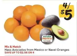Winn Dixie Hass Avocados from Mexico or Navel Oranges offer