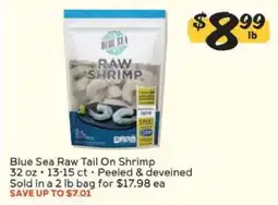 Winn Dixie Blue Sea Raw Tail On Shrimp offer