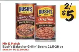 Winn Dixie Bush's Baked or Grillin' Beans offer