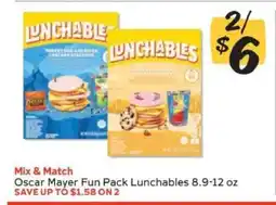 Winn Dixie Oscar Mayer Fun Pack Lunchables offer