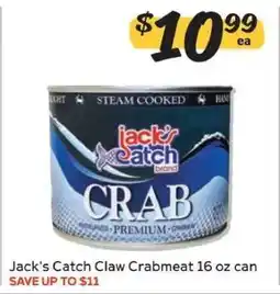 Winn Dixie Jack's Catch Claw Crabmeat offer