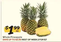 Winn Dixie Whole Pineapple offer