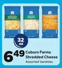 Save a Lot Coburn Farms Shredded Cheese offer