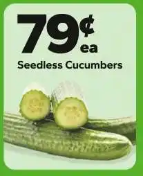 Save a Lot Seedless Cucumbers offer