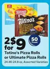 Save a Lot Totino’s Pizza Rolls or Ultimate Pizza Rolls offer