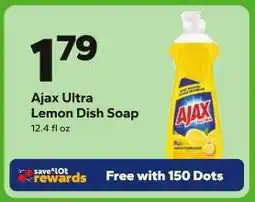 Save a Lot Ajax Ultra Lemon Dish Soap offer