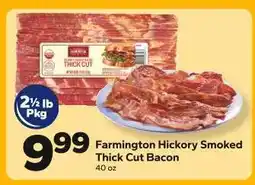 Save a Lot Farmington Hickory Smoked Thick Cut Bacon offer