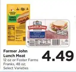 Food 4 Less Farmer John Lunch Meat offer