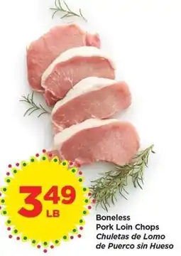 Food 4 Less Boneless Pork Loin Chops offer