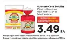 Food 4 Less Guerrero Corn Tortillas offer