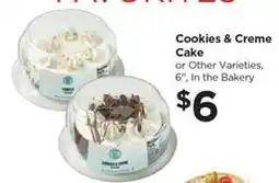 Food 4 Less Cookies & Crème Cake offer