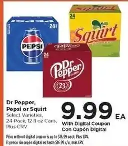 Food 4 Less Dr Pepper, Pepsi or Squirt offer
