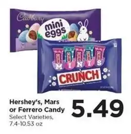 Food 4 Less Hershey's, Mars or Ferrero Candy offer