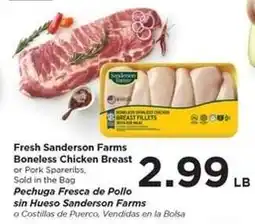 Food 4 Less Fresh Sanderson Farms Boneless Chicken Breast offer