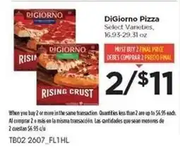 Food 4 Less DiGiorno Pizza offer