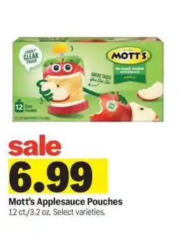 Meijer Mott's Applesauce Pouches offer