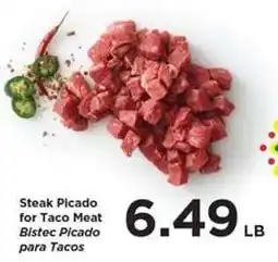 Food 4 Less Steak Picado for Taco Meat offer