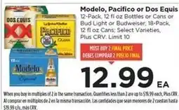 Food 4 Less Modelo, Pacifico or Dos Equis offer