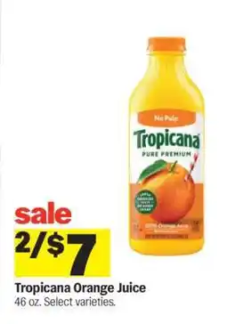 Meijer Tropicana Orange Juice offer
