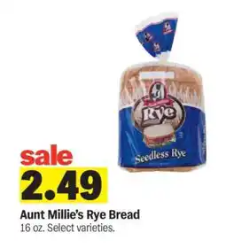 Meijer Aunt Millie's Rye Bread offer