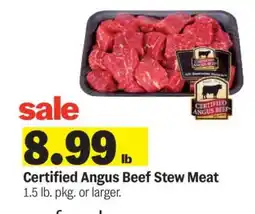 Meijer Certified Angus Beef Stew Meat offer