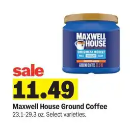 Meijer Maxwell House Ground Coffee offer