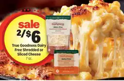 Meijer True Goodness Dairy Free Shredded or Sliced Cheese offer