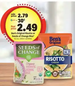 Meijer Ben's Original Risotto or Seeds of Change Rice offer
