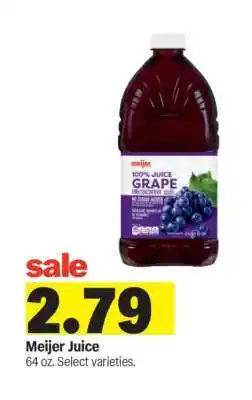 Meijer Meijer Juice offer