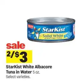 Meijer StarKist White Albacore Tuna in Water offer