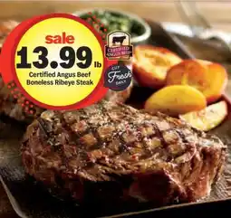 Meijer Certified Angus Beef Boneless Ribeye Steak offer