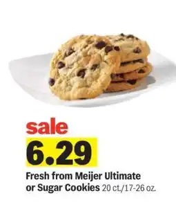 Meijer Fresh from Meijer Ultimate or Sugar Cookies offer