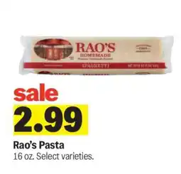 Meijer Rao's Pasta offer