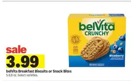Meijer belVita Breakfast Biscuits or Snack Bites offer