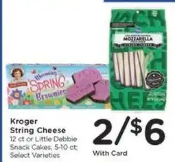 Kroger Kroger String Cheese offer