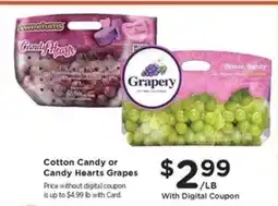 Kroger Cotton Candy or Candy Hearts Grapes offer