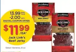 Kroger Jack Link's Beef Jerky offer