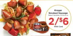 Kroger Kroger Smoked Sausage offer