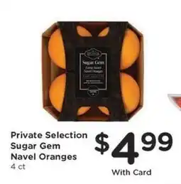 Kroger Private Selection Sugar Gem Navel Oranges offer