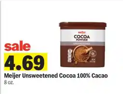 Meijer Meijer Unsweetened Cocoa 100% Cacao offer