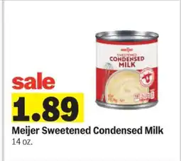 Meijer Meijer Sweetened Condensed Milk offer