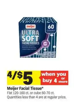 Meijer Meijer Facial Tissue offer