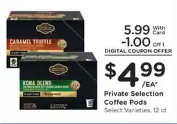 Kroger Private Selection Coffee Pods offer