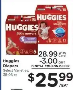 Kroger Huggies Diapers offer