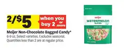 Meijer Meijer Non Chocolate Bagged Candy offer