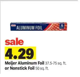 Meijer Meijer Aluminum Foil or Nonstick Foil offer